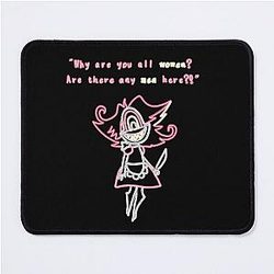 Neon Nifty from Hazbin Hotel Mouse Pad