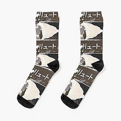 Lute Masked Skyness Hazbin Hotel Socks