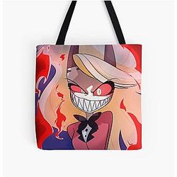 Hazbin Hotel Charlie Over Print Tote Bag