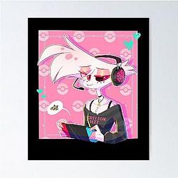 Angel Dust Hazbin Hotel Poster