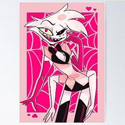Hazbin Hotel Angel Dust Poster