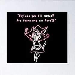 Neon Nifti from Hazbin Hotel Poster