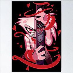 Angel Dust and Valentino Addicted - Hazbin Hotel Poster