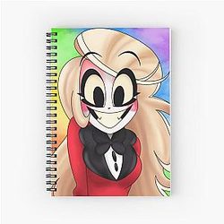 Smiling Charlie Hazbin Hotel Spiral Notebook