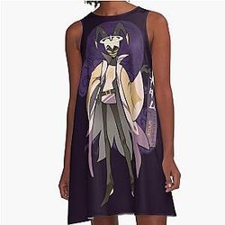 Adam Angel - Hazbin Hotel A Line Dress