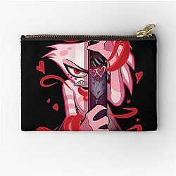 Angel Dust and Valentino Addict - Hazbin Hotel Zipper Pouch
