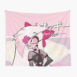 Vaggie's Happy Skiness - Hazbin Hotel Tapestry