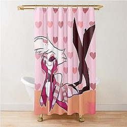 Hazbin Hotel Angel Dust Shower Curtain