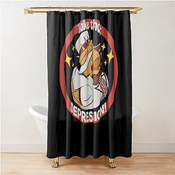 Hazbin Hotel Depression Shower Curtain