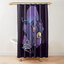 Hazbin Hotel Shower Curtain