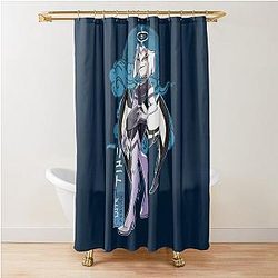 Luella of the Powers - Hazbin Hotel Shower Curtain