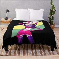 Angel Dust - Hazbin Hotel Throw Blanket