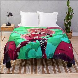 Hazbin Hotel Cherri Bomb Throw Blanket