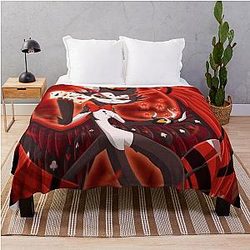 Husk Hazbin Hotel Throw Blanket
