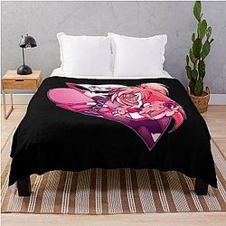 Cherri Bomb Hazbin Hotel Throw Blanket