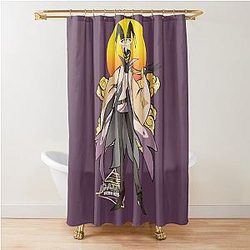 Hazbin Hotel Adam Angel Shower Curtain