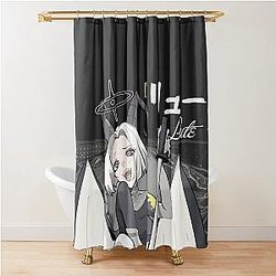 Lute Skyness - Hazbin Hotel Shower Curtain