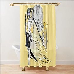 Adam Hazbin Hotel Shower Curtain