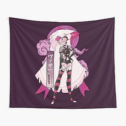 Vaggie Happy Hotel Tapestry