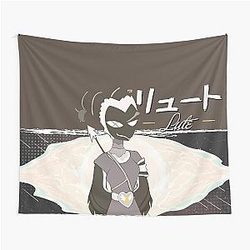 Lute Masked Skyness Hazbin Hotel Tapestry