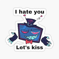 Vox Hazbin Hotel Meme Alastor Funny Sticker