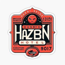 Husk Hazbin Hotel sticker