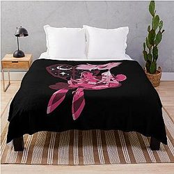 Angel Dust Valentines Night - Hazbin Hotel Throw Blanket