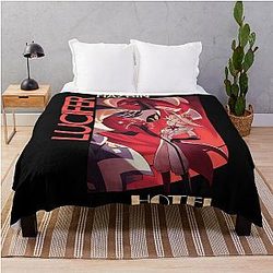 Hazbin Hotel Lucifer Throw Blanket
