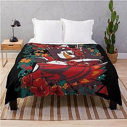 Hazbin Hotel Husk Throw Blanket