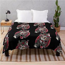 Chibi Husk - Hazbin Hotel Throw Blanket