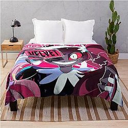 Hazbin Hotel Velvet Throw Blanket