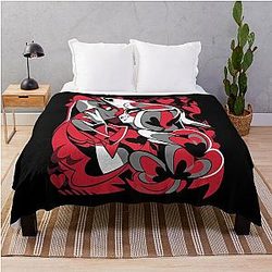 Hazbin Hotel Charlie and Vaggie Throw Blanket