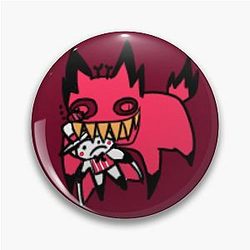 Cursed Cat Alastor with Lucifer Hotel Pin