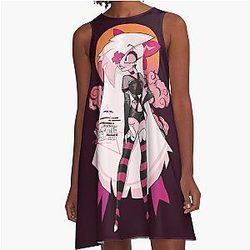 Hazbin Hotel Vaggie A-Line Dress