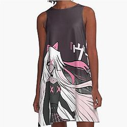 Vag Hag Skyness - Hazbin Hotel A-Line Dress