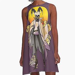 Hazbin Hotel Adam Angel A-Line Dress