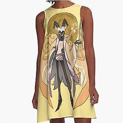 Adam Rockstar Hazbin Hotel A-Line Dress