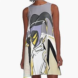 Adam Skyness - Hazbin Hotel A-Line Dress