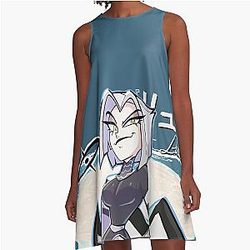 Luella of the Powers Skyness - Hazbin Hotel A-Line Dress