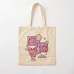 Fat Nugget Valentine Hazbin Hotel Cotton Tote Bag
