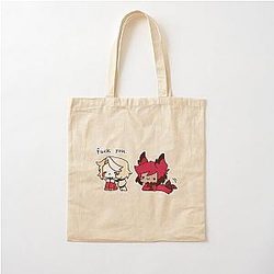Charlie Alastor Hazbin Hotel Sticker Tshirt Cotton Bag