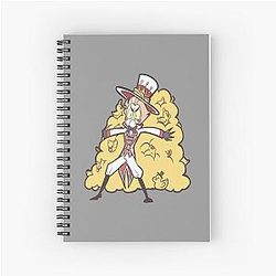 Lucifer Morningstar Hazbin Hotel Spiral Notebook
