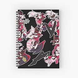 ANGEL DUST AND HUSK - HAZBIN HOTEL Spiral Notebook