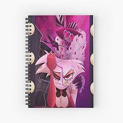 Angel Dust Hazbin Hotel Spiral Notebook