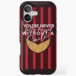 Hazbin Hotel Alastor You're Never Fully Dressed With a Smile iPhone Case