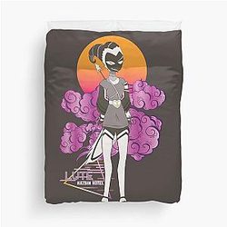 Hazbin Hotel Lute Masked Duvet Cover