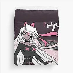 Vaggie Goth Skinniness Hazbin Hotel Duvet Cover