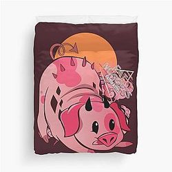 Hazbin Hotel Retro Duvet Cover