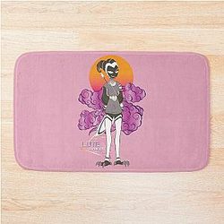 Hazbin Hotel Lute Masked Bath Mat