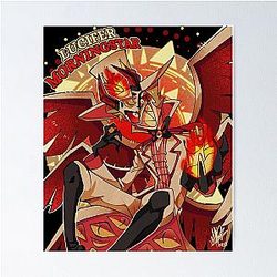 LUCIFER MORNING STAR - HAZBIN HOTEL Poster